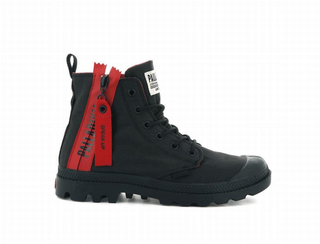 Botas Palladium Pampa Unzipped Hombre - Negras ||DBSJ-61052||